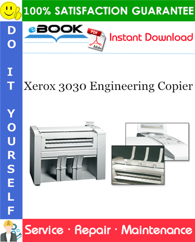 Xerox 3030 Engineering Copier Service Repair Manual