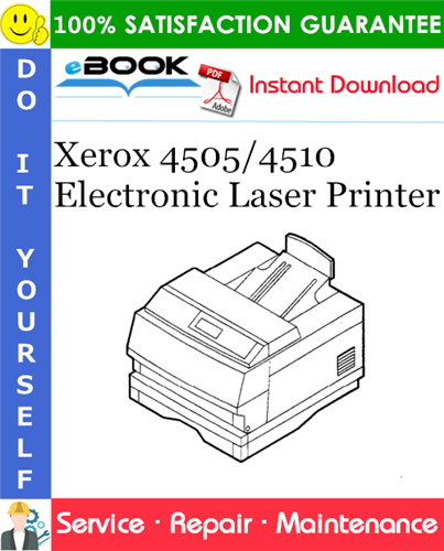 Xerox 4505/4510 Electronic Laser Printer Service Repair Manual