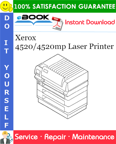 Xerox 4520/4520mp Laser Printer Service Repair Manual