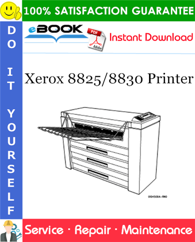 Xerox 8825/8830 Printer Service Repair Manual