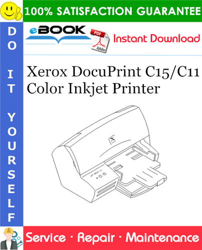 Xerox DocuPrint C15/C11 Color Inkjet Printer Service Repair Manual