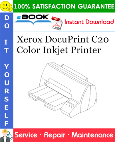 Xerox DocuPrint C20 Color Inkjet Printer Service Repair Manual