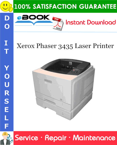 Xerox Phaser 3435 Laser Printer Service Repair Manual