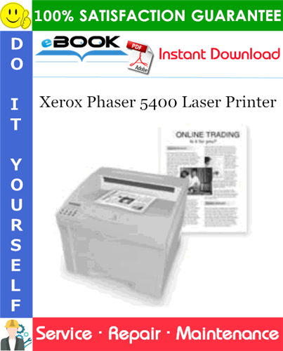 Xerox Phaser 5400 Laser Printer Service Repair Manual