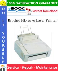 Brother HL-1070 Laser Printer Service Repair Manual