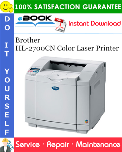Brother HL-2700CN Color Laser Printer Service Repair Manual