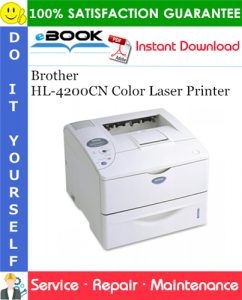 Brother HL-4200CN Color Laser Printer Service Repair Manual