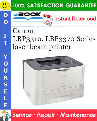 Canon LBP3310, LBP3370 Series laser beam printer Service Repair Manual