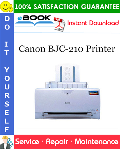 Canon BJC-210 Printer Service Repair Manual
