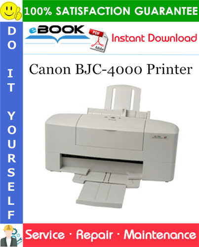 Canon BJC-4000 Printer Service Repair Manual
