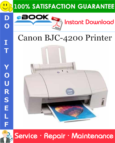 Canon BJC-4200 Printer Service Repair Manual