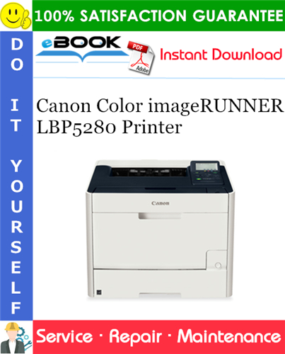 Canon Color imageRUNNER LBP5280 Printer Service Repair Manual