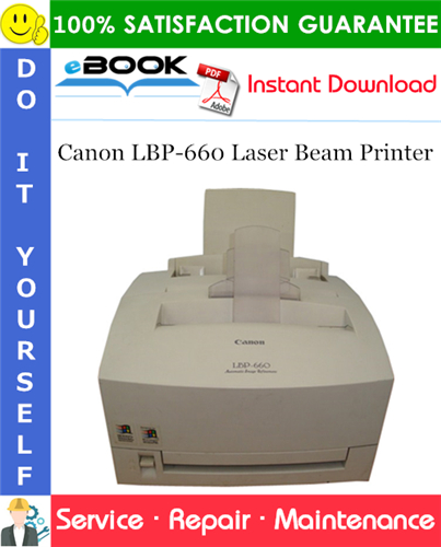 Canon LBP-660 Laser Beam Printer Service Repair Manual