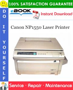 Canon NP1550 Laser Printer Service Repair Manual