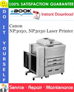 Canon NP3050, NP3030 Laser Printer Service Repair Manual