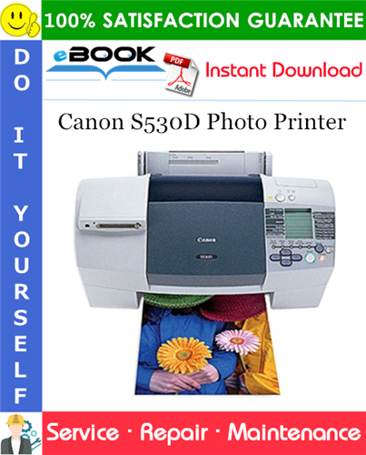 Canon S530D Photo Printer Service Repair Manual