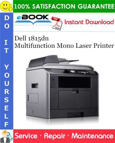 Dell 1815dn Multifunction Mono Laser Printer Service Repair Manual
