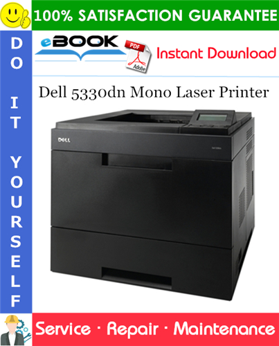 Dell 5330dn Mono Laser Printer Service Repair Manual