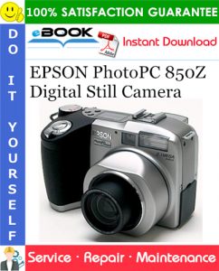 EPSON PhotoPC 850Z Digital Still Camera Service Repair Manual