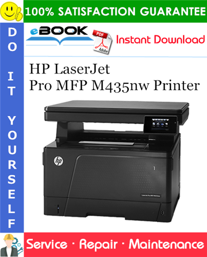 HP LaserJet Pro MFP M435nw Printer Service Repair Manual