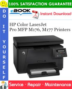 HP Color LaserJet Pro MFP M176, M177 Printers Service Repair Manual