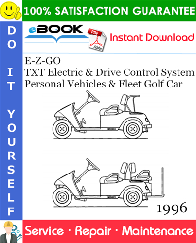 E-Z-GO TXT Electric & Drive Control System Personal Vehicles & Fleet Golf Car