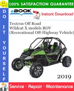 2019 Textron Off Road Wildcat X models ROV (Recreational Off-Highway Vehicle)