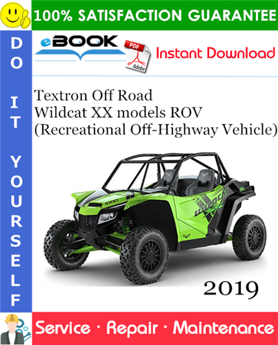 2019 Textron Off Road Wildcat XX models ROV (Recreational Off-Highway Vehicle)
