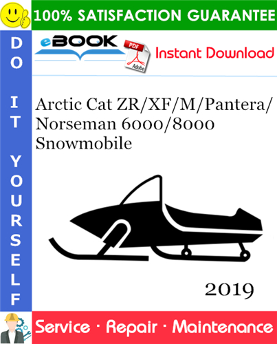 2019 Arctic Cat ZR/XF/M/Pantera/Norseman 6000/8000 Snowmobile Service Repair Manual