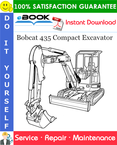 Bobcat 435 Compact Excavator Service Repair Manual