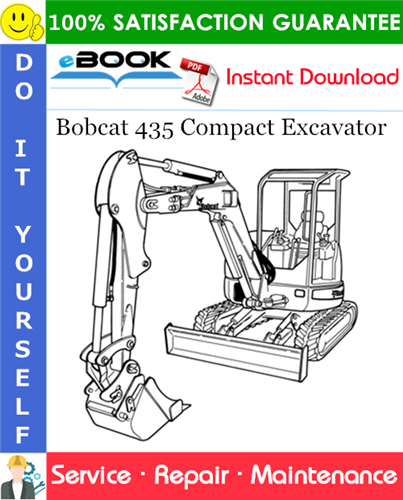 Bobcat 435 Compact Excavator Service Repair Manual