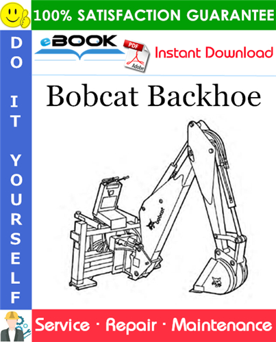 Bobcat Backhoe Service Repair Manual #4