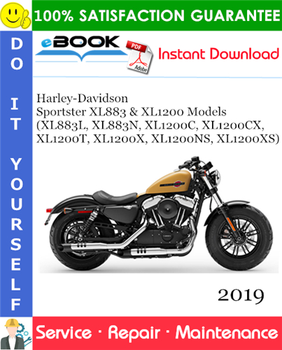 2019 Harley-Davidson Sportster XL883 & XL1200 Models
