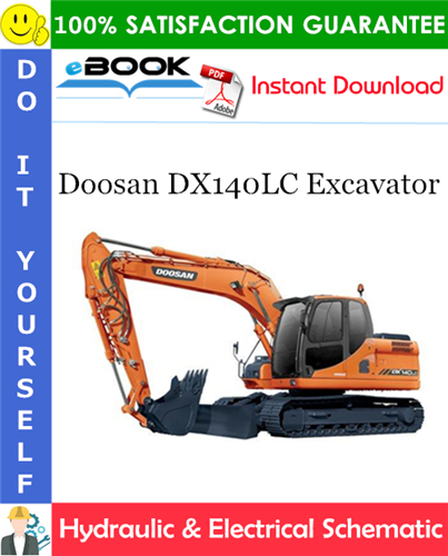 Doosan DX140LC Excavator Hydraulic & Electrical Schematic