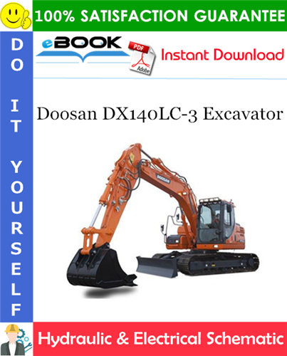 Doosan DX140LC-3 Excavator Hydraulic & Electrical Schematic
