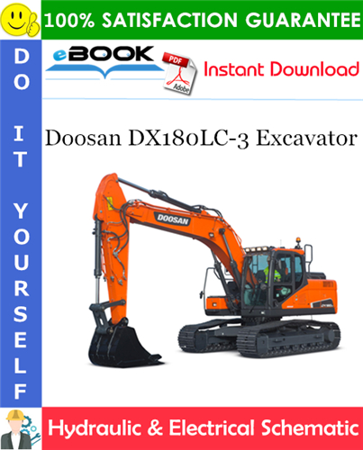 Doosan DX180LC-3 Excavator Hydraulic & Electrical Schematic