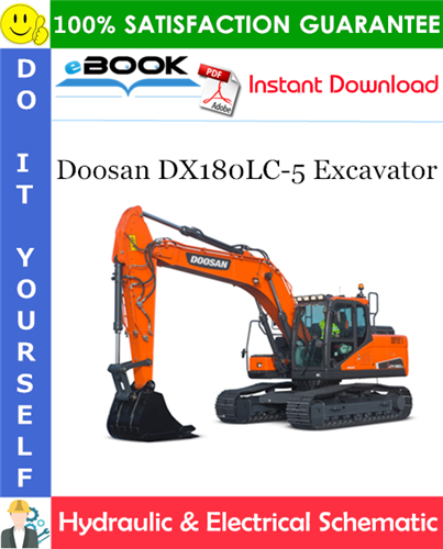 Doosan DX180LC-5 Excavator Hydraulic & Electrical Schematic