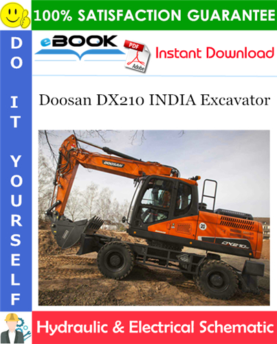 Doosan DX210 INDIA Excavator Hydraulic & Electrical Schematic