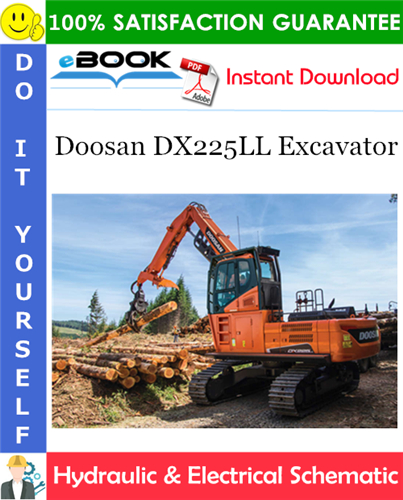 Doosan DX225LL Excavator Hydraulic & Electrical Schematic