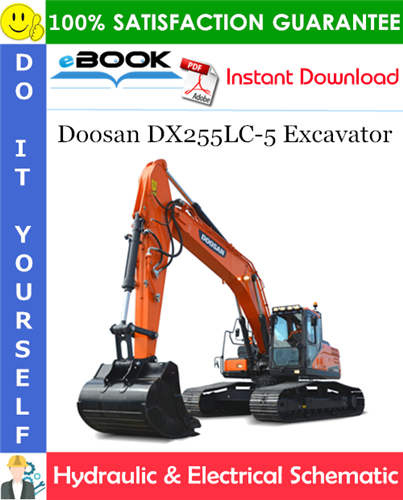 Doosan DX255LC-5 Excavator Hydraulic & Electrical Schematic