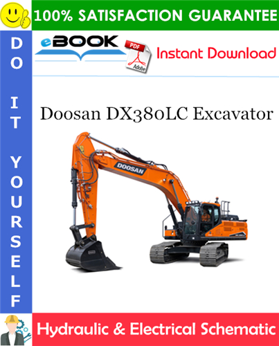 Doosan DX380LC Excavator Hydraulic & Electrical Schematic