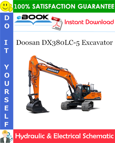 Doosan DX380LC-5 Excavator Hydraulic & Electrical Schematic