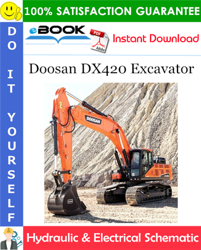 Doosan DX420 Excavator Hydraulic & Electrical Schematic