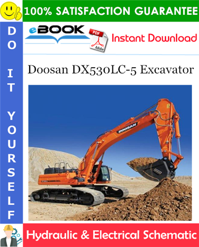 Doosan DX530LC-5 Excavator Hydraulic & Electrical Schematic