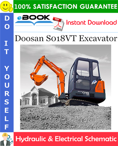 Doosan S018VT Excavator Hydraulic & Electrical Schematic
