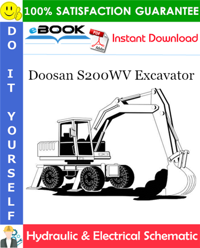 Doosan S200WV Excavator Hydraulic & Electrical Schematic