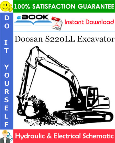 Doosan S220LL Excavator Hydraulic & Electrical Schematic