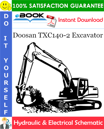 Doosan TXC140-2 Excavator Hydraulic & Electrical Schematic