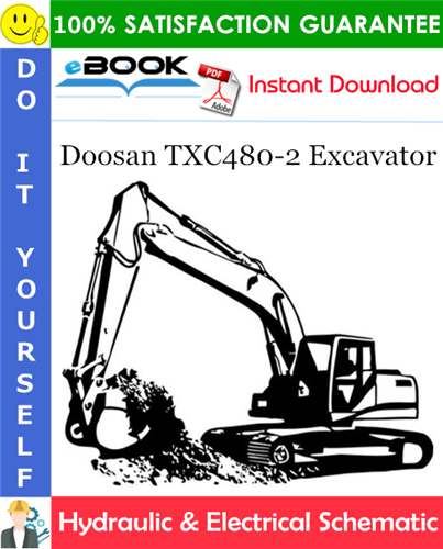 Doosan TXC480-2 Excavator Hydraulic & Electrical Schematic