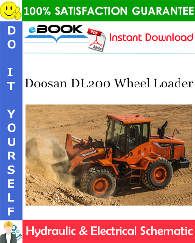 Doosan DL200 Wheel Loader Hydraulic & Electrical Schematic